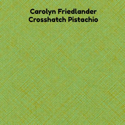 Carolyn Friedlander - Architextures Crosshatch - Pistachio - Robert Kaufman - Craft de Ville