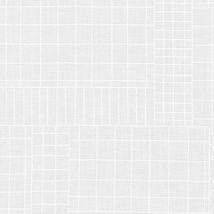 Carolyn Friedlander - Collection Cf Grid Group 20591 White Fabric