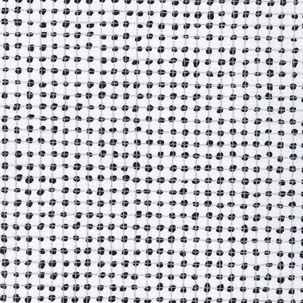 Carolyn Friedlander - Collection Cf Grid Group 20590 Snow Metallic Fabric