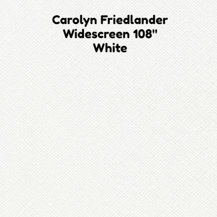 Carolyn Friedlander - Widescreen 108 White Fabric
