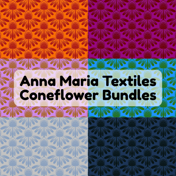 Anna Maria Textiles - Indelible - Coneflowers Bundle