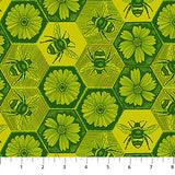 PREORDER MARCH - Anna Maria Textiles - Indelible Ink - Busy in Citrus