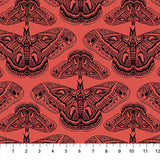 PREORDER MARCH - Anna Maria Textiles - Indelible Ink - Cecropia in Guava