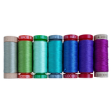 Aurifil Aurifilosophy Cool Thread Exemplar - 7 mini spools