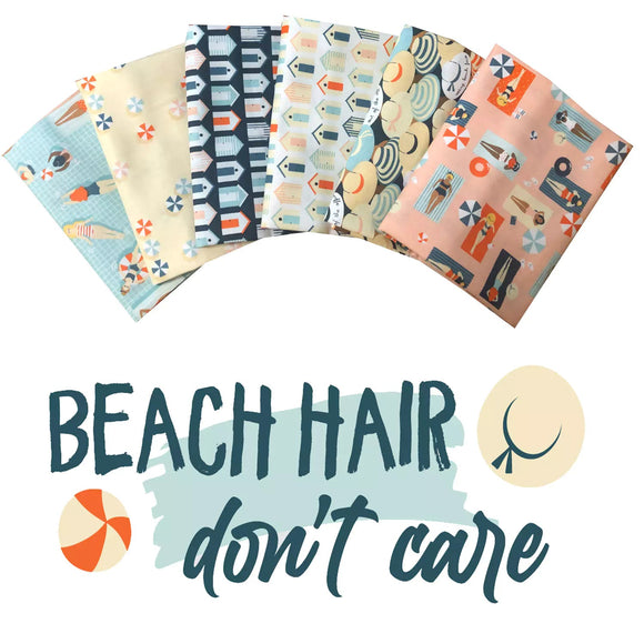 Beach Hair Dont Care - Fat Quarter Bundle Precut Fabric