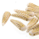 Feather Beads - 5mm x 17mm - Preciosa - Craft de Ville