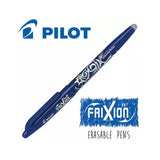 Frixion Ball 0.7Mm - Heat Erase Blue Pens