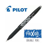 Frixion Ball 0.7Mm - Heat Erase Black Pens