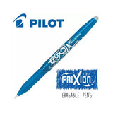 Frixion Ball 0.7Mm - Heat Erase Light Blue Pens