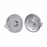 Magnetic Snaps - 14mm - Silver