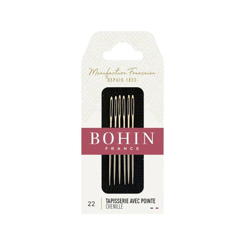 Bohin Chenille Needles - Size 22 - 6 pack