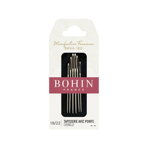 Bohin Chenille Needles - Size 18/22 - 6 pack
