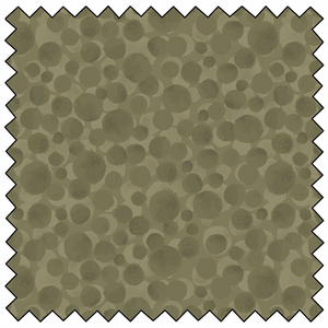 Lewis & Irene - Bumbleberries Deep Olive Fabric