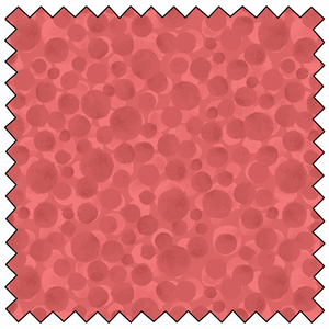 Lewis & Irene - Bumbleberries Spicy Coral Fabric