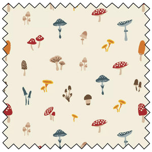 Sweater Weather - Toadstools In Cream Fabric