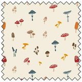 Sweater Weather - Toadstools In Cream Fabric