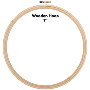 Wooden Hoop - 9" - Edmunds - Craft de Ville