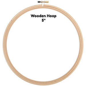 Wooden Hoop - 9" - Edmunds - Craft de Ville