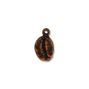 Coffee Bean Charm - Antique Copper - BeadSmith - Craft de Ville