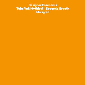 Designer Essentials - Tula Pink Mythical Dragons Breath Marigold Fabric