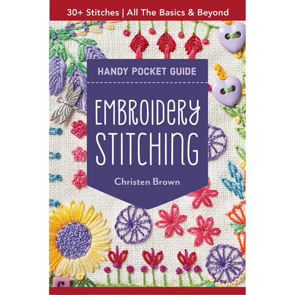 Embroidery Stitches Handy Pocket Guide Book
