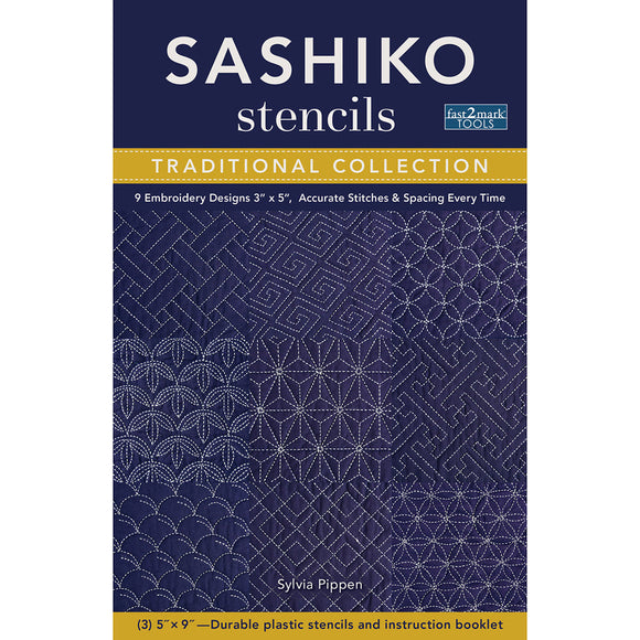 Sashiko Stencils - Traditional Collection Embroidery Book