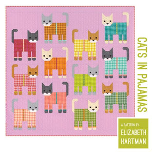 Cats in Pajamas Quilt Pattern - Elizabeth Hartman