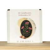 Kit de broderie d'Échinacées 3D - MCreativeJ