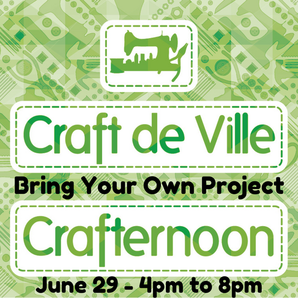 Crafternoon - Apportez votre propre projet - 29 juin