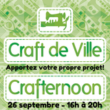 Crafternoon - Bring Your Own Project - September 26