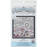 Zenbroidery Stamped Embroidery Kit - Waves Kits