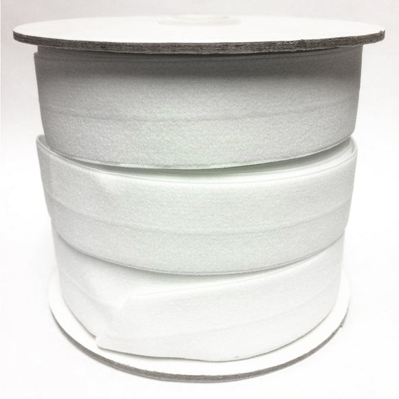 Fold Over Elastic - White 1