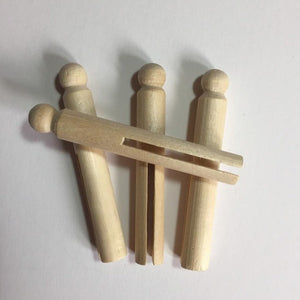 Wooden Clothes Pin Legs Craft Wood & Shapes