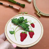 Kit de broderie en relief Fraises - MCreativeJ