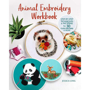 Animal Embroidery Workbook - Jessica Long Book