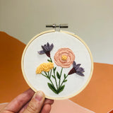 Kit de broderie Fleurs sauvages en fleur - MCreativeJ
