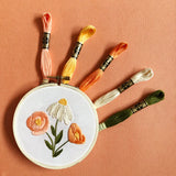 Kit de broderie Trio de fleurs - MCreativeJ