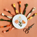 Kit de broderie Trio de fleurs - MCreativeJ