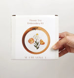 Kit de broderie Trio de fleurs - MCreativeJ