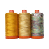 Preorder April - Aurifil 50Wt Color Builders Golden Shrimp Plant Cotton Thread