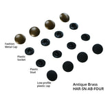 Boutons-pression sans outil By Annie - Lot de 4