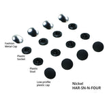 Boutons-pression sans outil By Annie - Lot de 4