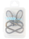 By Annie Swivel Hooks 1.5" Antique Brass - Pair