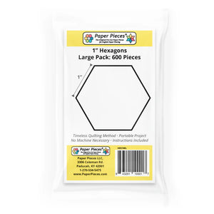 Hexagones EPP 1" - Paquet de 100