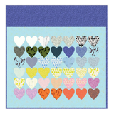 Hearts Quilt with Memento Fabrics