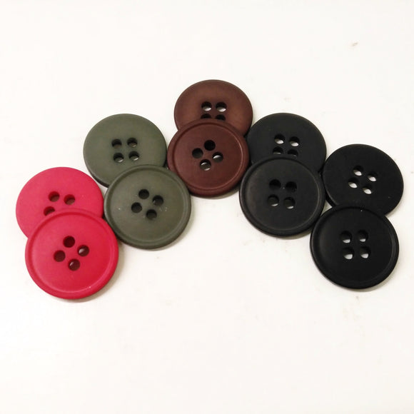 4-Holed Plastic Button - 3/4 Buttons