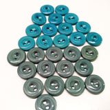 2-Holed Plastic Button - 1/2 Buttons