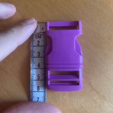 Bag Parachute Buckle - 1 (25Mm) Purple Craft Fasteners & Closures