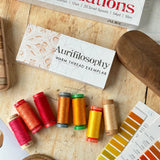Aurifil Aurifilosophy Warm Thread Exemplar - 7 mini-bobines