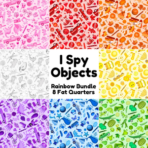 Timeless Treasures - I Spy Objects - Rainbow Bundle